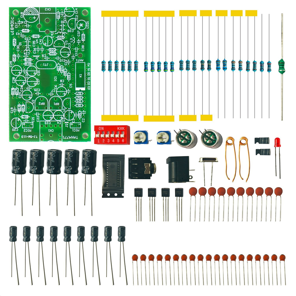 Diy Audio Electronics Kit - FM Transmitter Kit for DIY Electronics