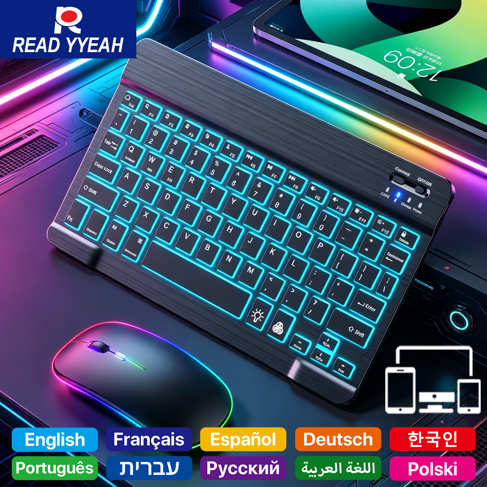 Diy Mouse Electronics - READ YYEAH RGB Backlit Bluetooth Keyboard