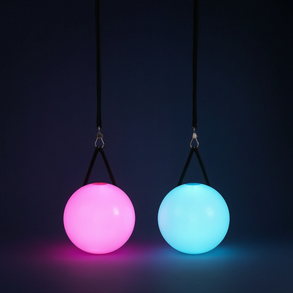 Diy Halloween Electronics - LED Poi Prop 2 Pack Colorful