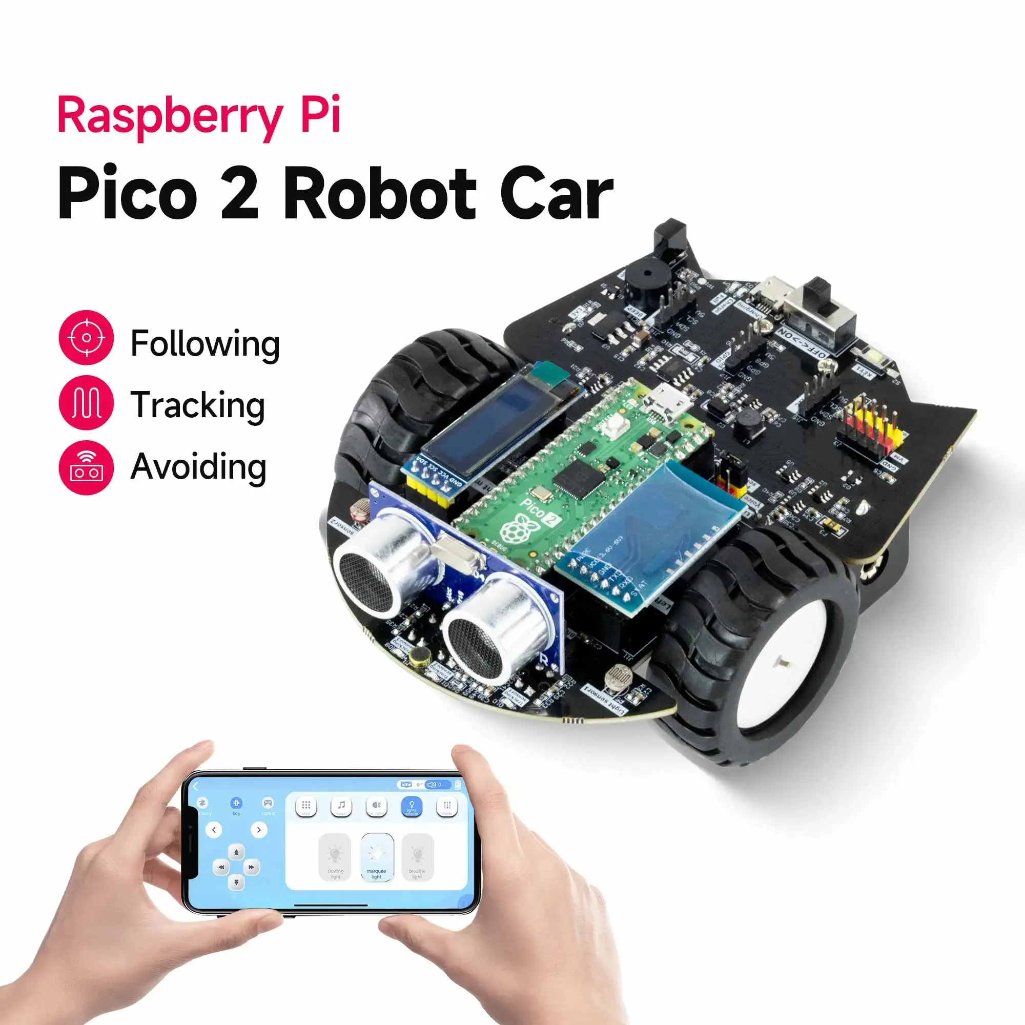 Yahboom Raspberry Pi Pico 2 Ro - огляд і ціна Diy Robot Electronics Kit
