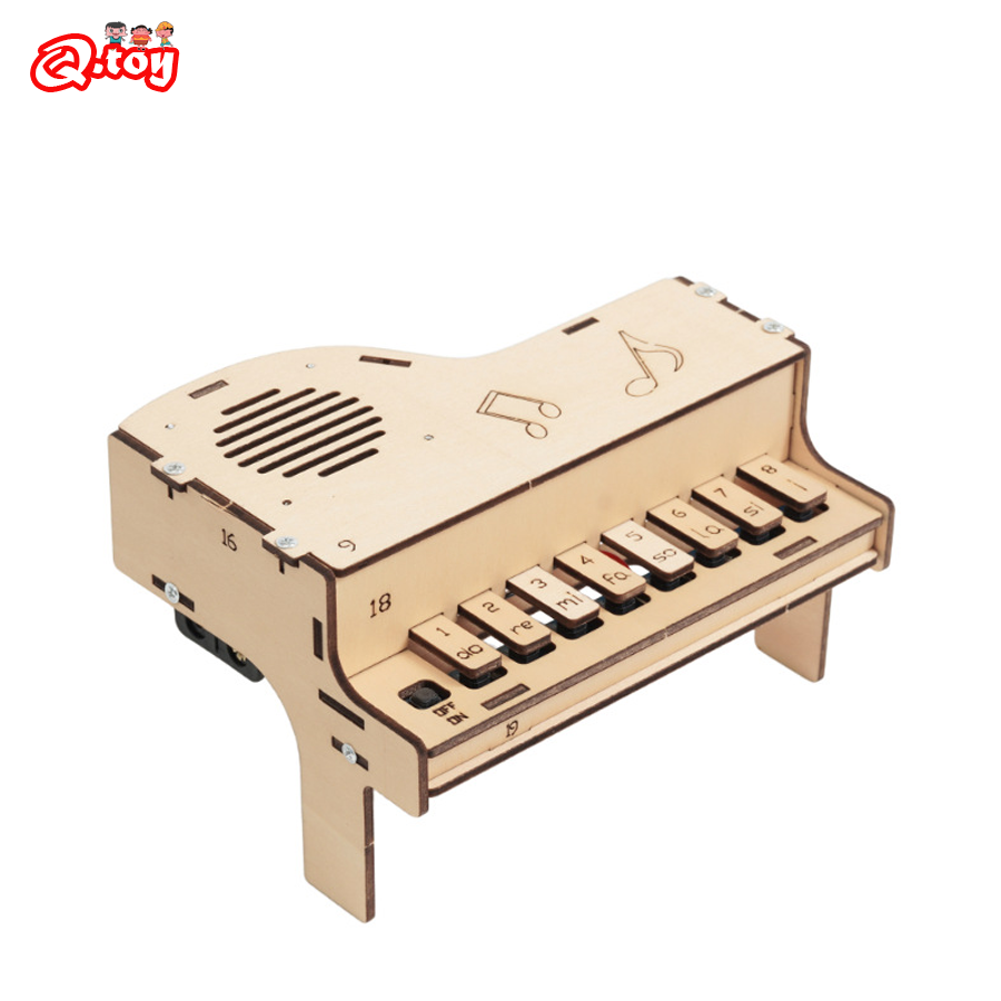 DIY Wooden Electronic Piano Mo - огляд і ціна Diy Electronics For Kids