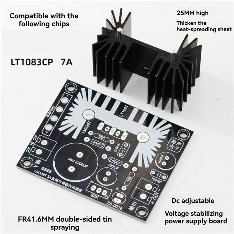 ABZZ-LT1083 7A Output Adjustab - огляд і ціна Diy Electronics Supplies