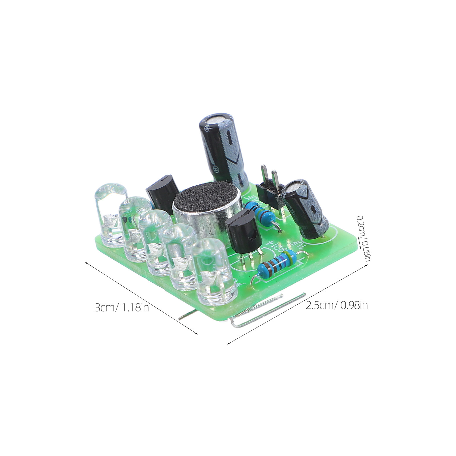 Sound Activated Flickering Lig - огляд і ціна Diy Electronics Projects For Beginners