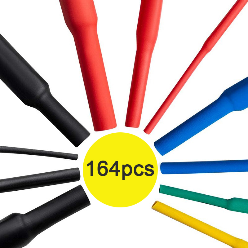 164pcs Heat Shrink Tube for Mo - огляд і ціна Heat Shrink Tubing