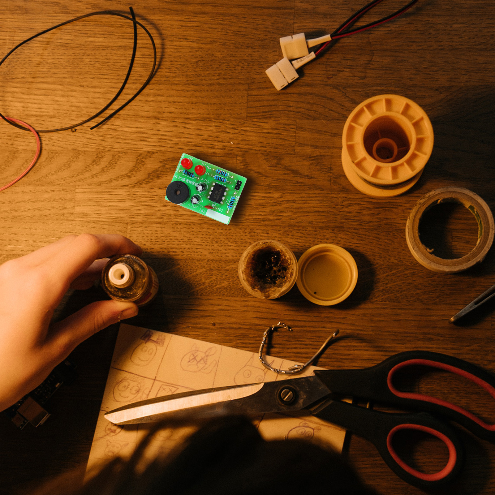 5Set Soldering Training Kit fo - огляд і ціна Diy Electronics Projects For Beginners