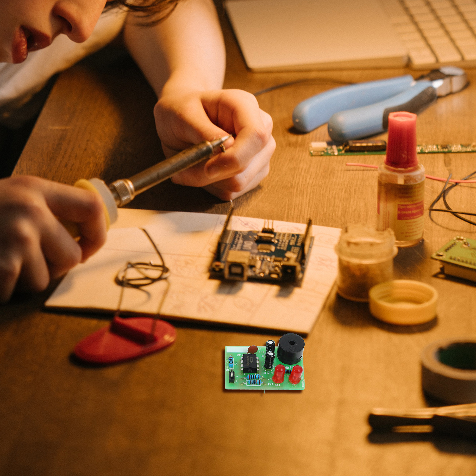 5Set Soldering Training Kit fo - огляд і ціна Diy Electronics Projects For Beginners
