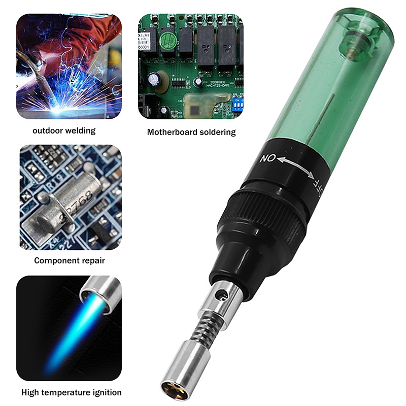 1PC Plastic Metal 1300℃ Butane - огляд і ціна Flux Pen Electronics