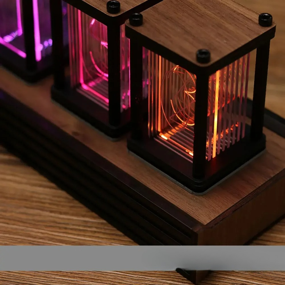 RGB Nixie Tube Clock DIY Table - огляд і ціна Diy Electronics Ideas