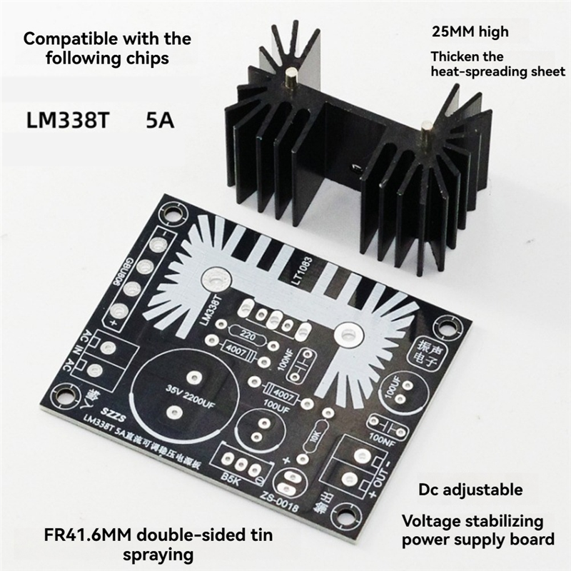 A13E-LM338 5A Output Filament  - огляд і ціна Diy Electronics Supplies