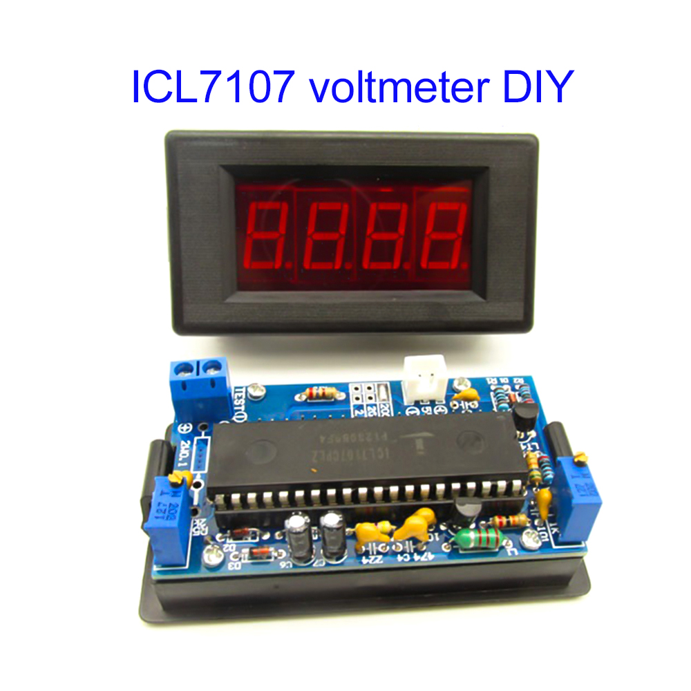 ICL7107 Voltmeter DIY Kit Part - огляд і ціна Diy Electronics For Kids