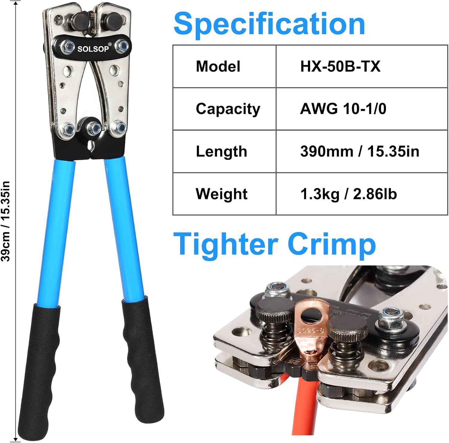 Battery Cable Crimper Tool for - огляд і ціна Heat Shrink Tubing