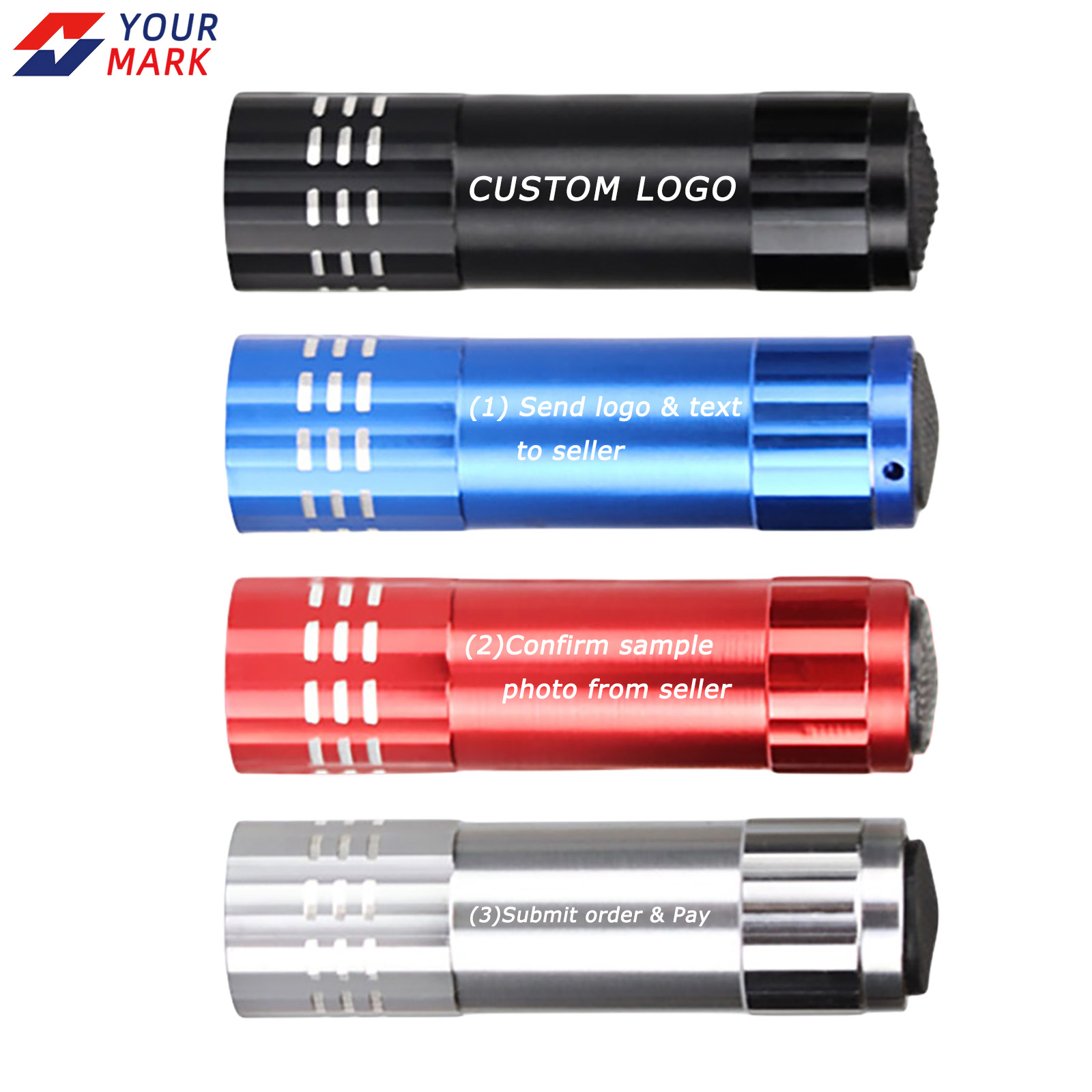 20pcs Customize Flashlight Log - огляд і ціна Diy Halloween Electronics