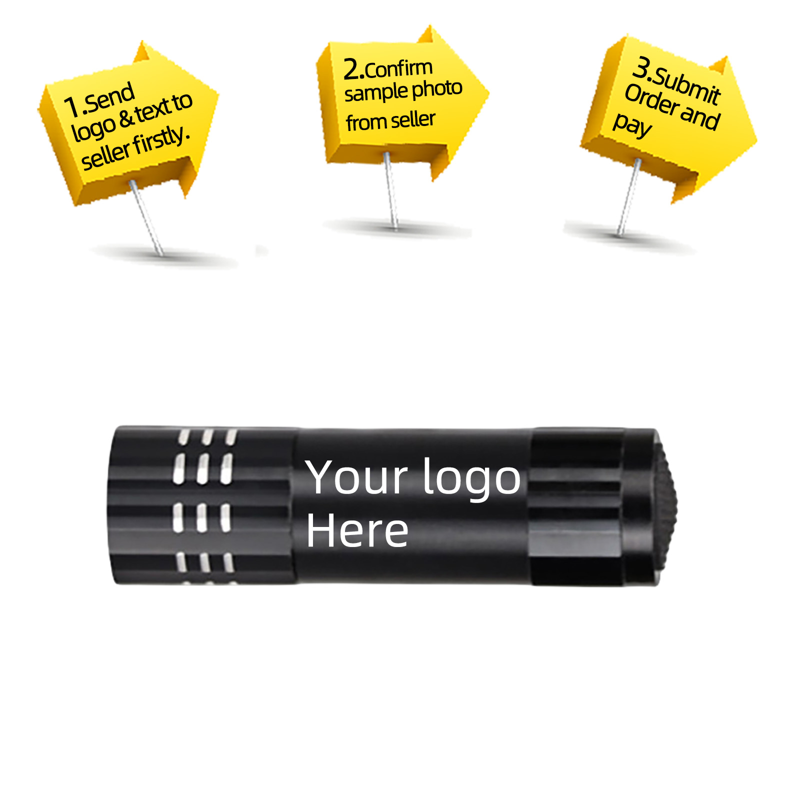 20pcs Customize Flashlight Log - огляд і ціна Diy Halloween Electronics