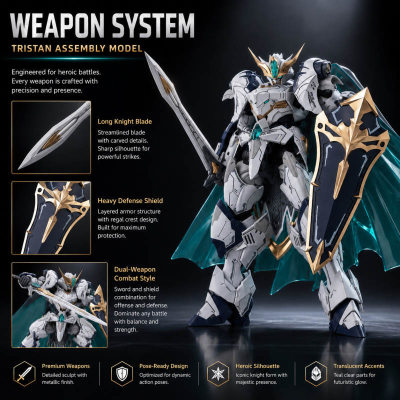 Tristan Knight Mecha Assembly  - огляд і ціна Diy Robot Electronics Kit