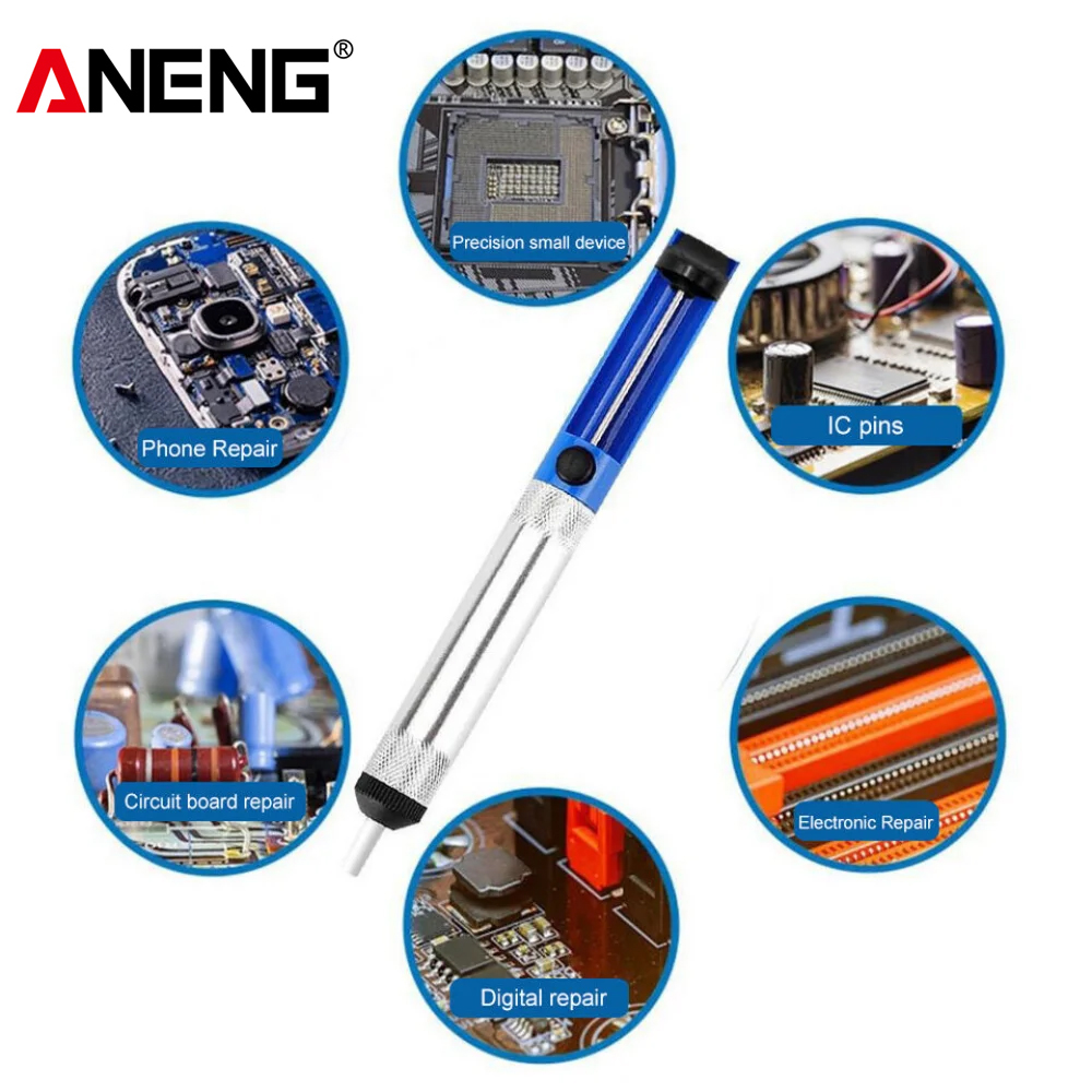 ANENG Desoldering Pump Iron De - огляд і ціна Flux Pen Electronics