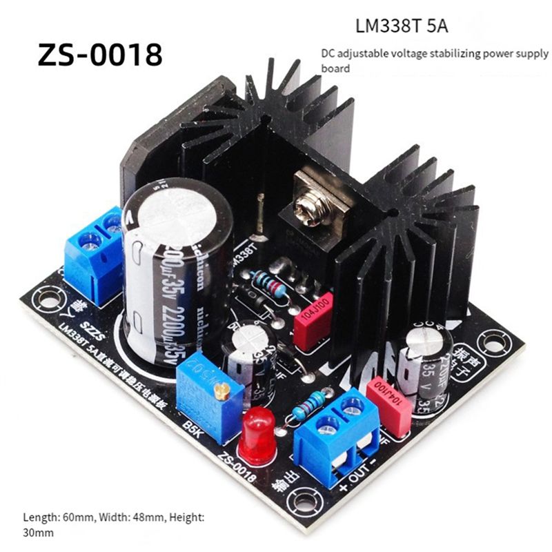 LM338 5A Output Adjustable Lin - огляд і ціна Diy Electronics Supplies