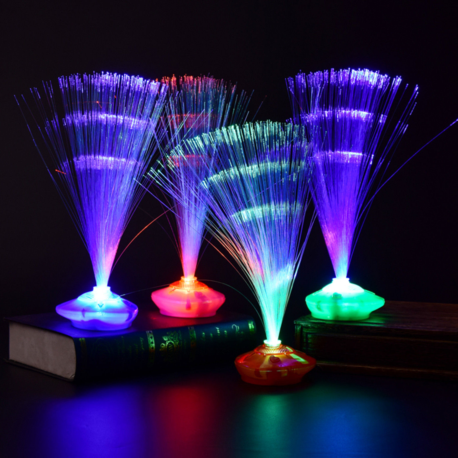 Colored LED Fiber Optic Light  - огляд і ціна Diy Halloween Electronics