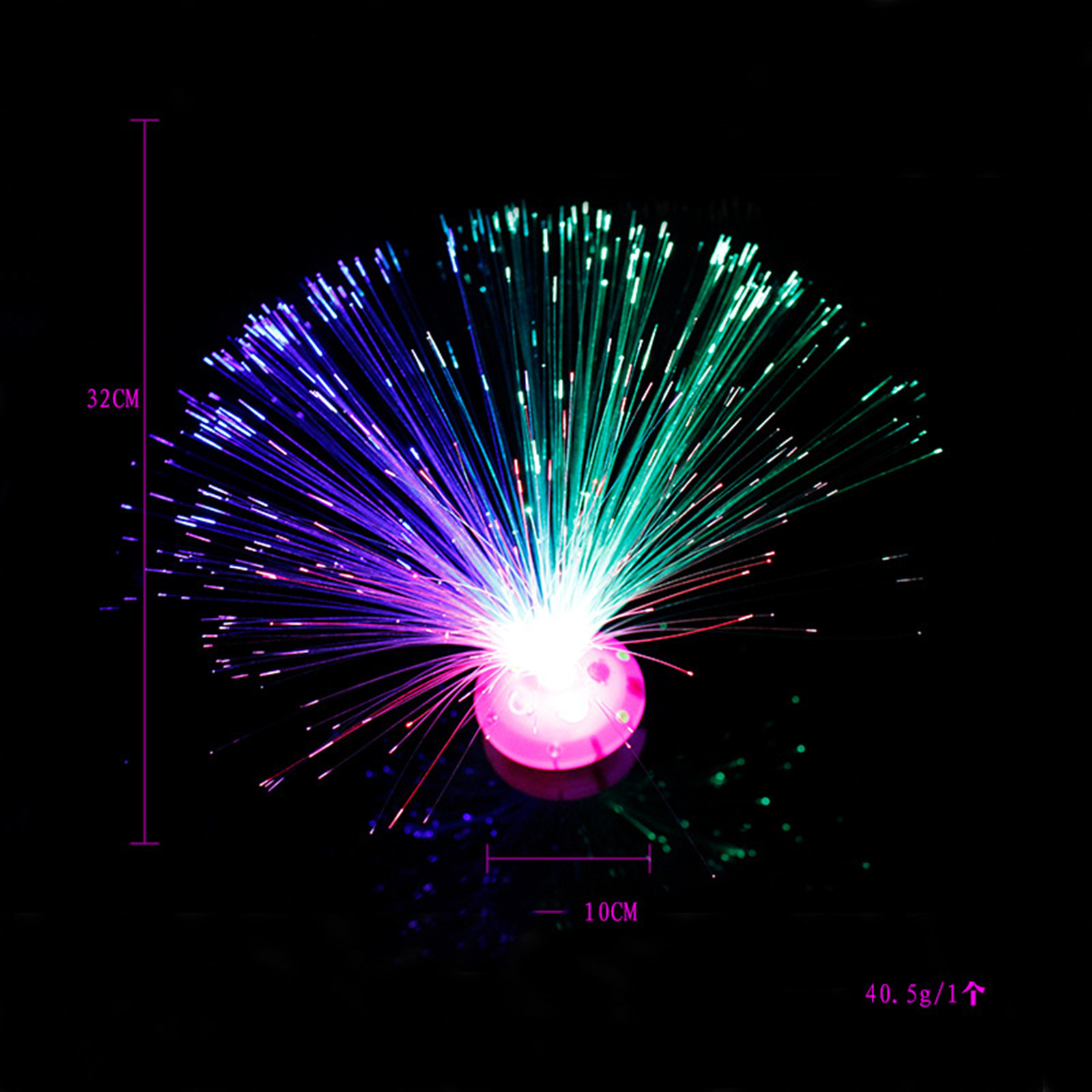 Colored LED Fiber Optic Light  - огляд і ціна Diy Halloween Electronics