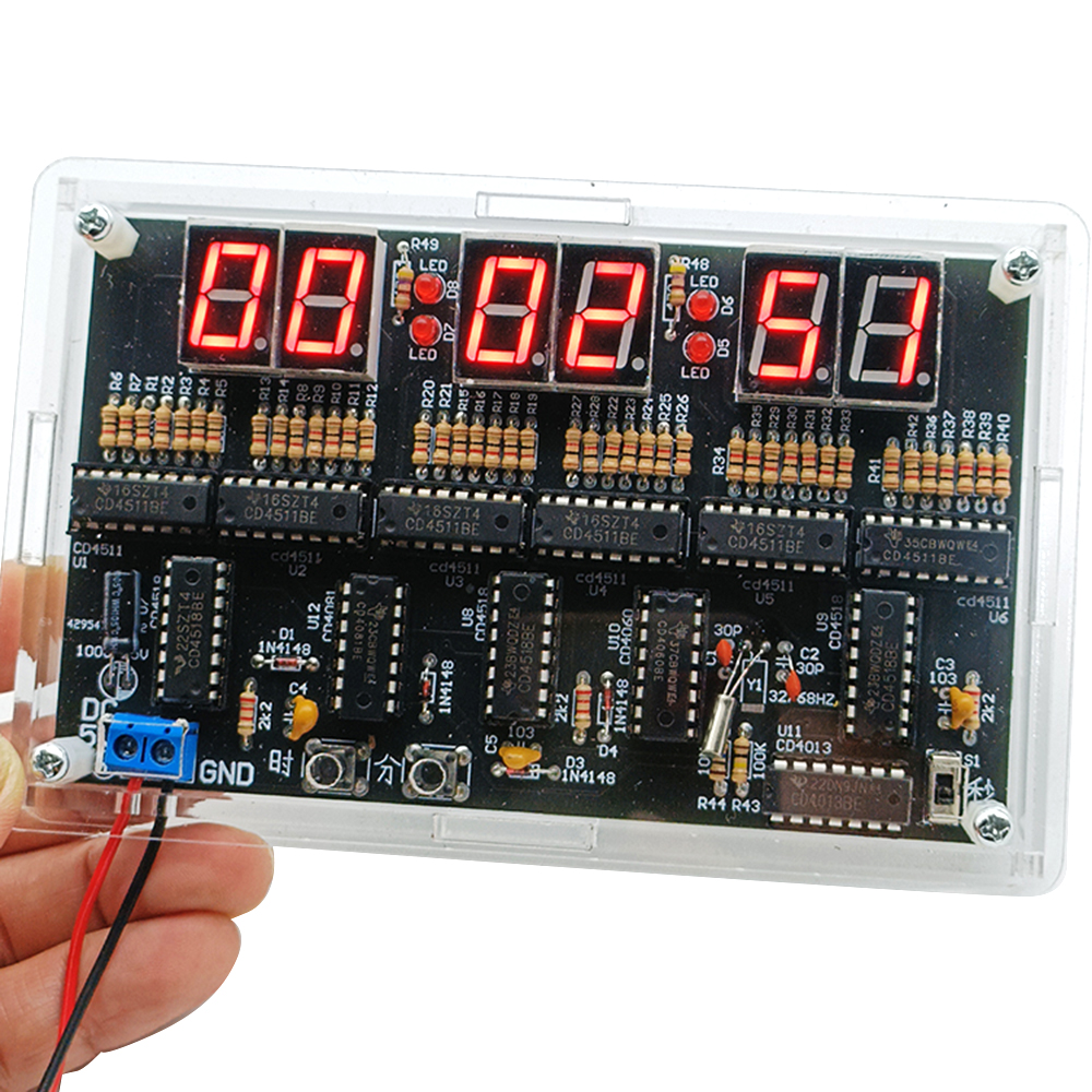 24-Hour Digital Clock DIY Sold - огляд і ціна Diy Electronics Projects For Beginners