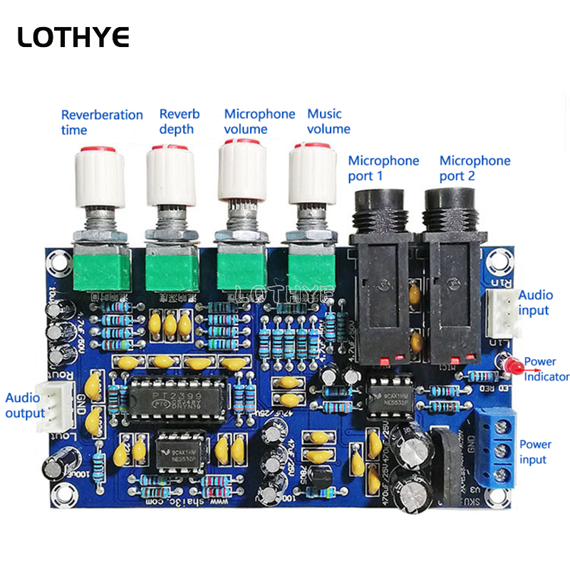 PT2399 Microphone Amplifier Bo - огляд і ціна Diy Electronics Board