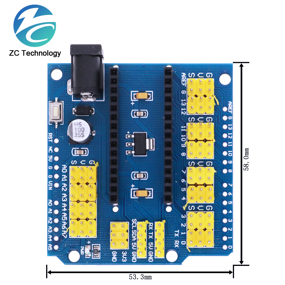 ATMEGA328P NANO IO Shield And  - огляд і ціна Arduino Uno Starter Kit