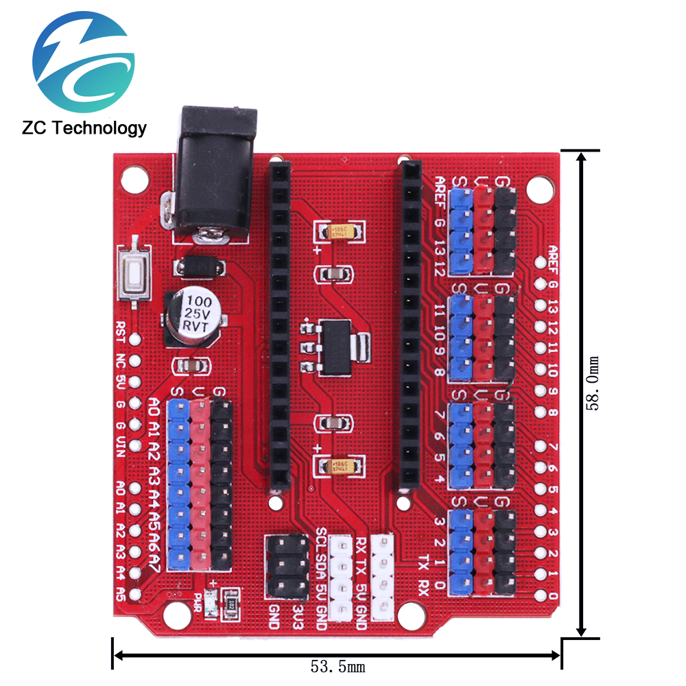 ATMEGA328P NANO IO Shield And  - огляд і ціна Arduino Uno Starter Kit