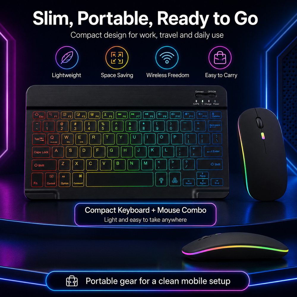 New Ultra Slim Portable 7 Colo - огляд і ціна Diy Mouse Electronics
