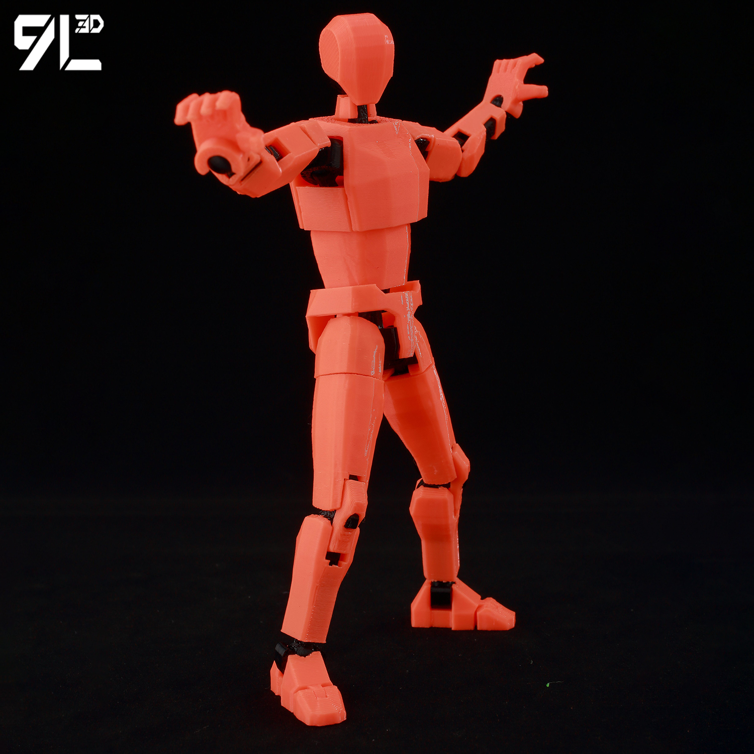9L 3D Printed Articulated Dumm - огляд і ціна Diy Robot Electronics Kit