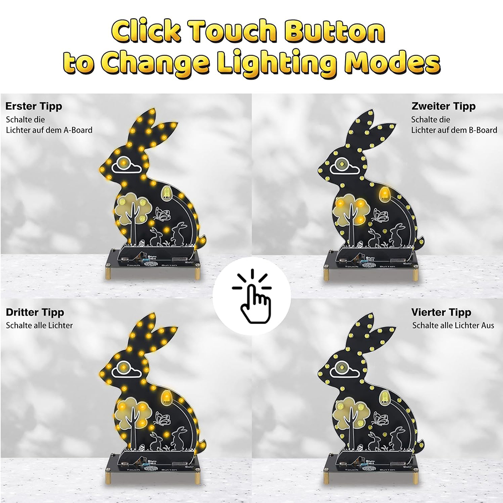 DIY Rabbit Soldering Practice  - огляд і ціна Diy Electronics Projects For Beginners