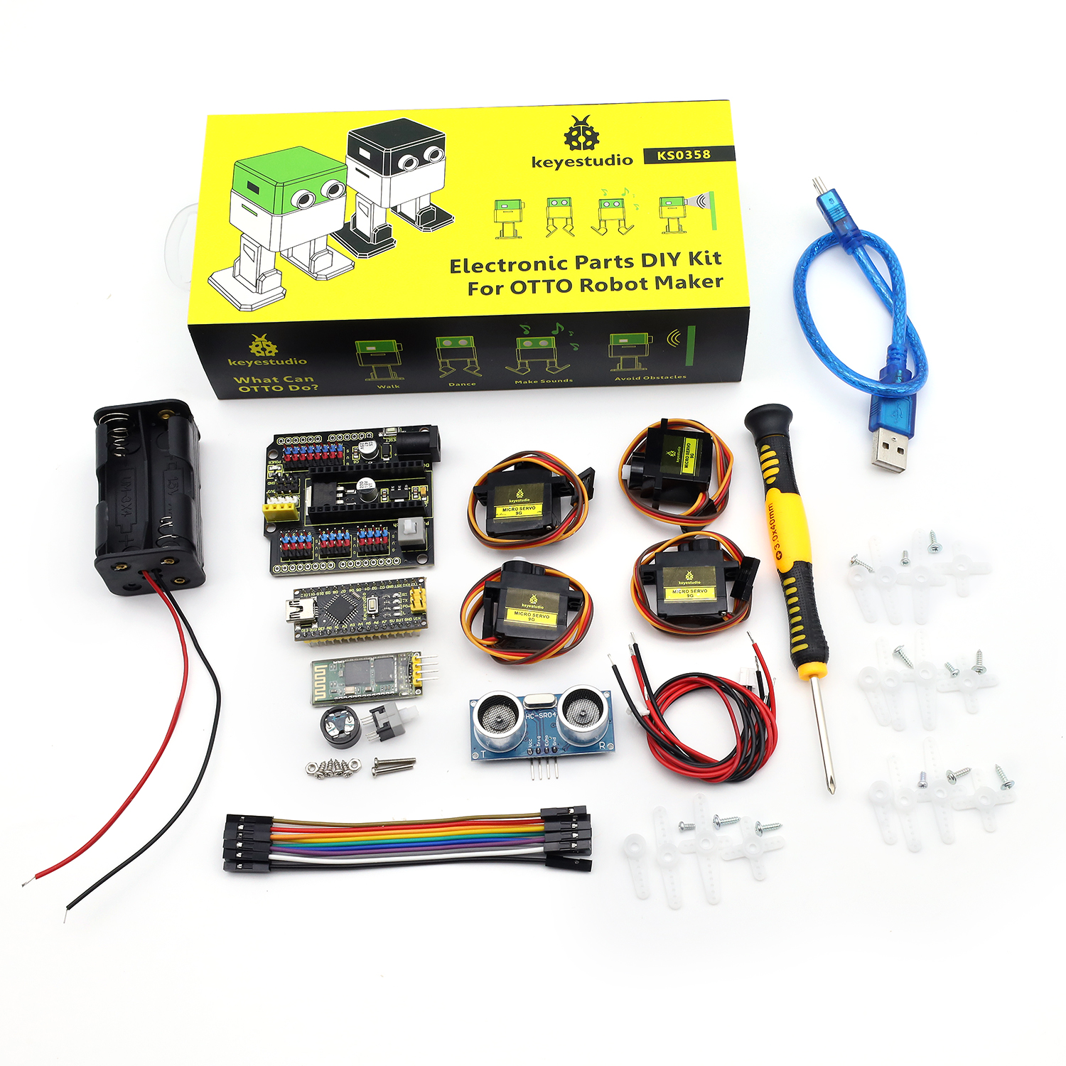 Keyestudio DIY Electronic Comp - огляд і ціна Arduino Uno Starter Kit