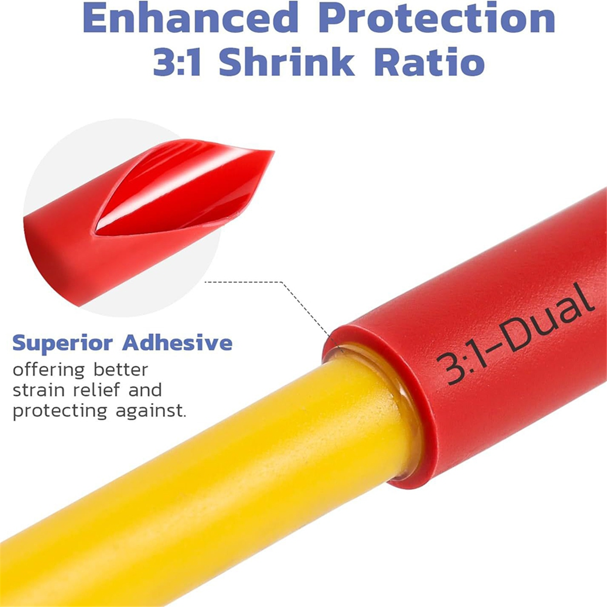 A002 220PCS 3:1 Heat Shrink Tu - огляд і ціна Heat Shrink Tubing