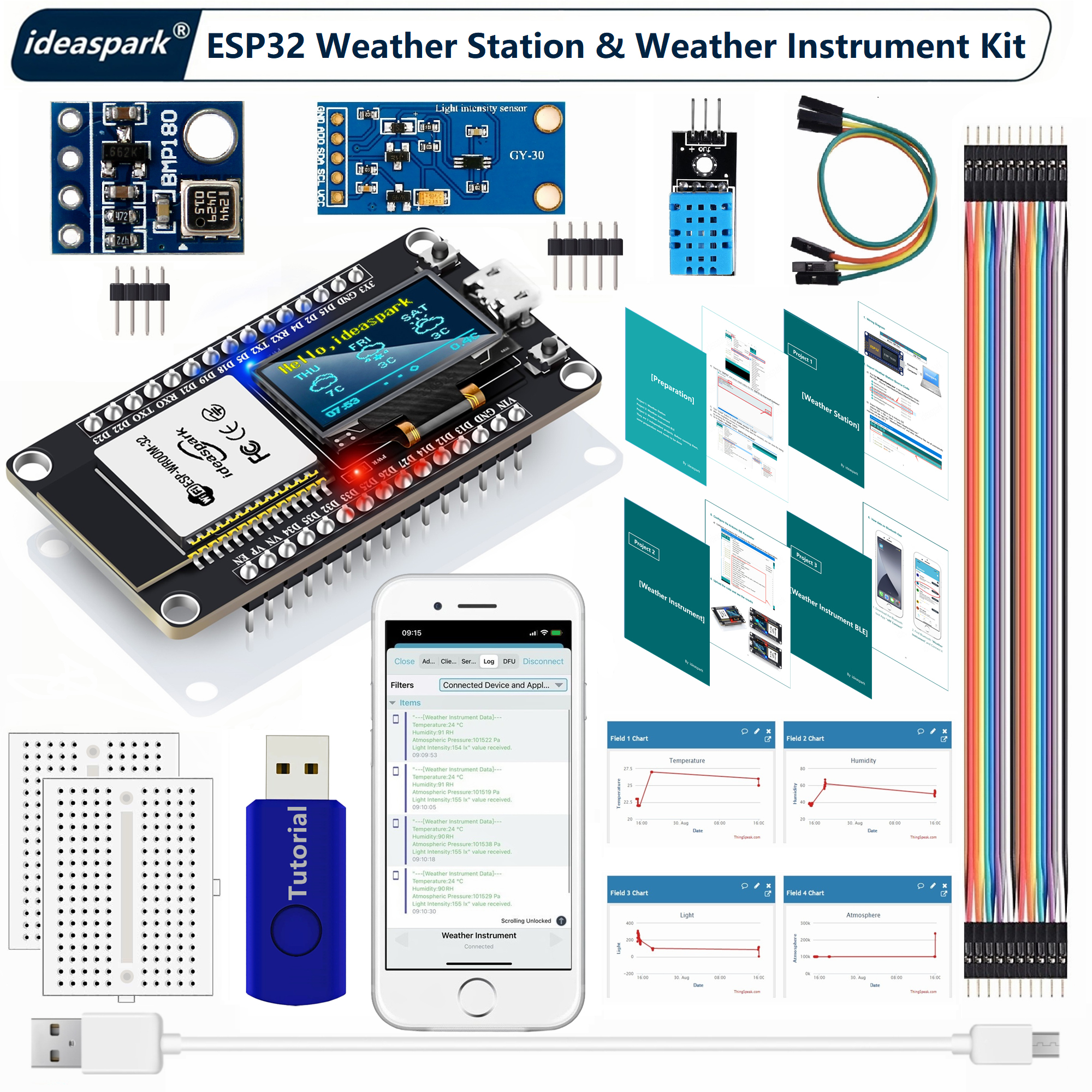 ESP32 Weather Station Weather  - огляд і ціна Arduino Uno Starter Kit