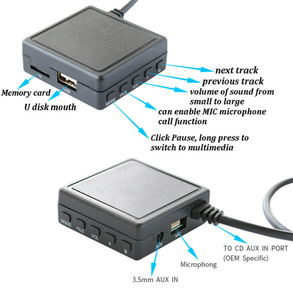 Car BT 5.0 AUX USB Music Adapt - огляд і ціна Diy Audio Electronics Kit