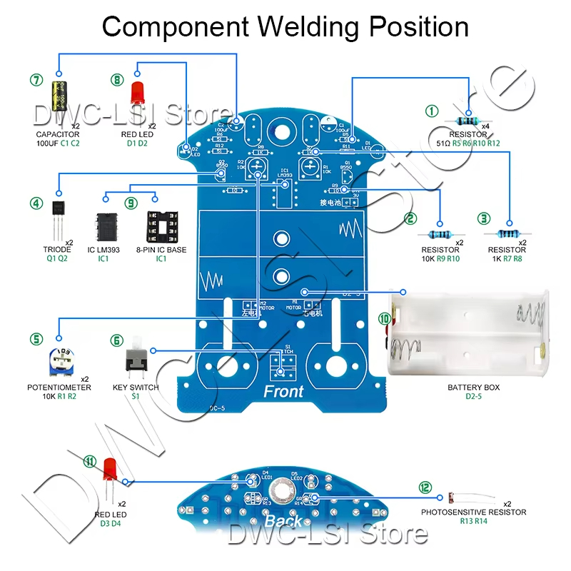 Practice Soldering Learning El - огляд і ціна Diy Electronics Projects For Beginners