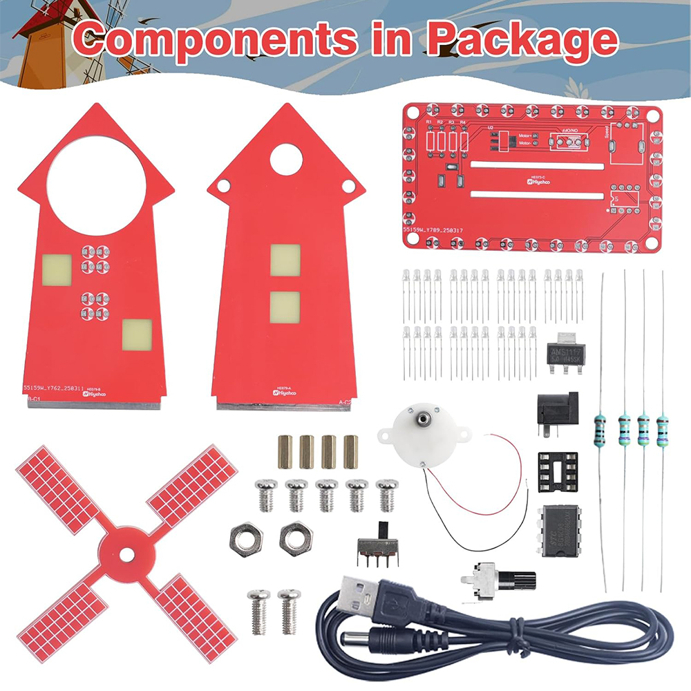DIY Electronic Windmill Kit So - огляд і ціна Diy Electronics Projects For Beginners