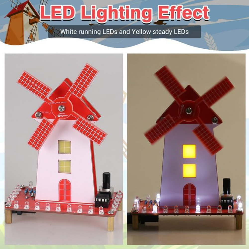 DIY Electronic Windmill Kit So - огляд і ціна Diy Electronics Projects For Beginners