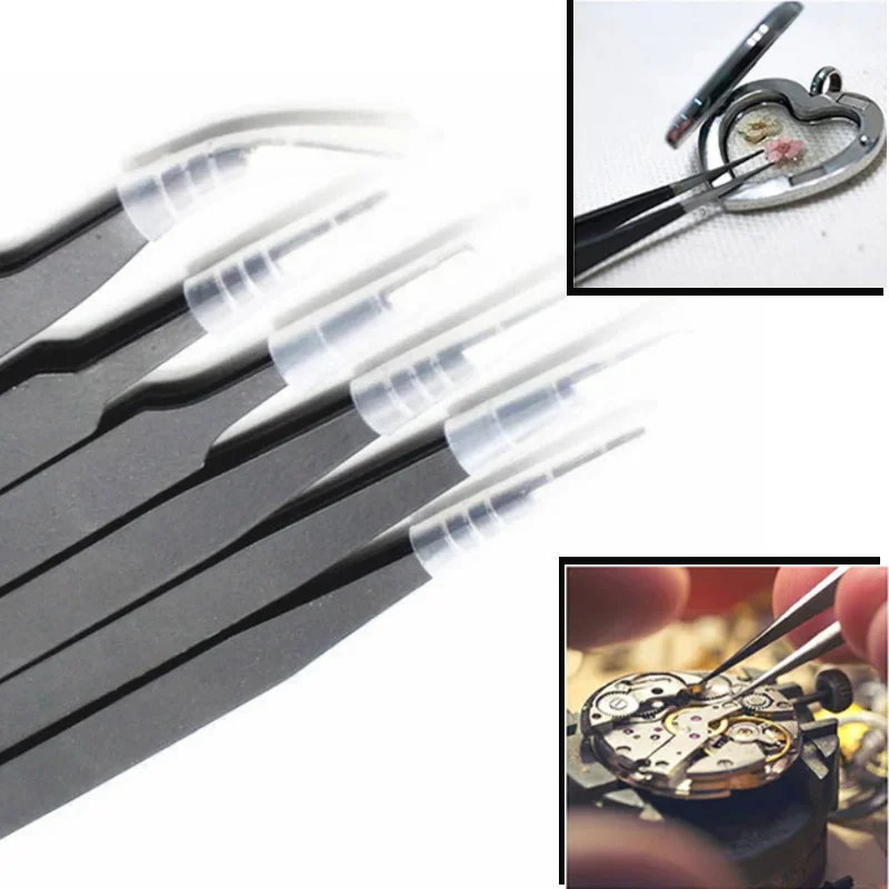 6PCS Precision Tweezers Set ES - огляд і ціна Soldering Iron Kit