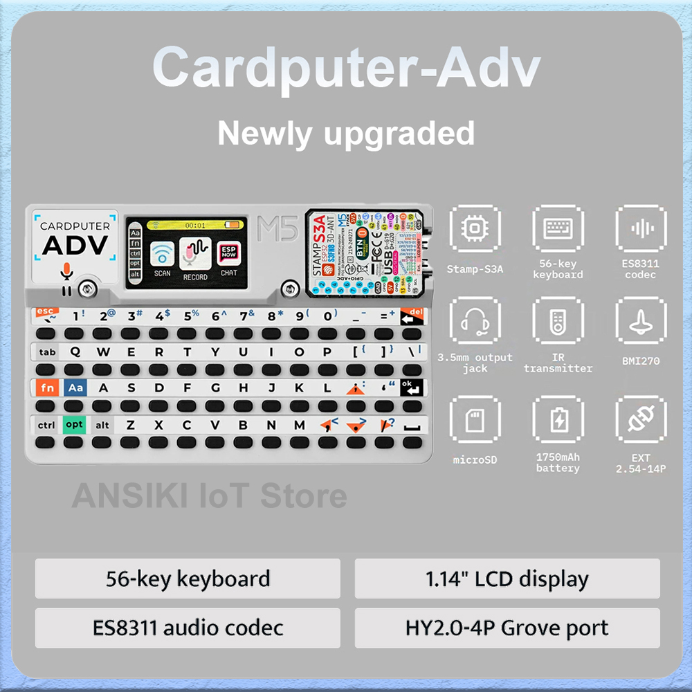 M5Stack Cardputer-Adv Programm - огляд і ціна Diy Audio Electronics Kit
