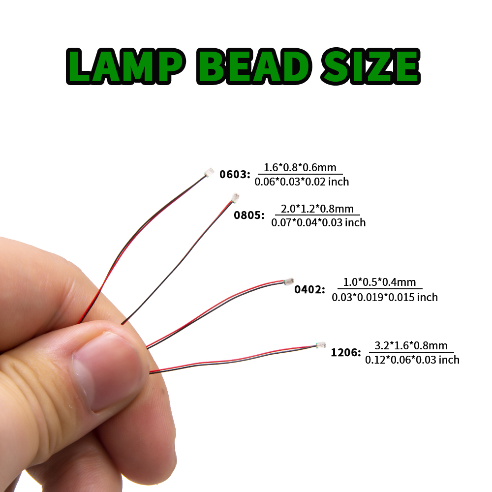 10pcs/Set Micro LED Lamp Chips - огляд і ціна Diy Electronics For Kids