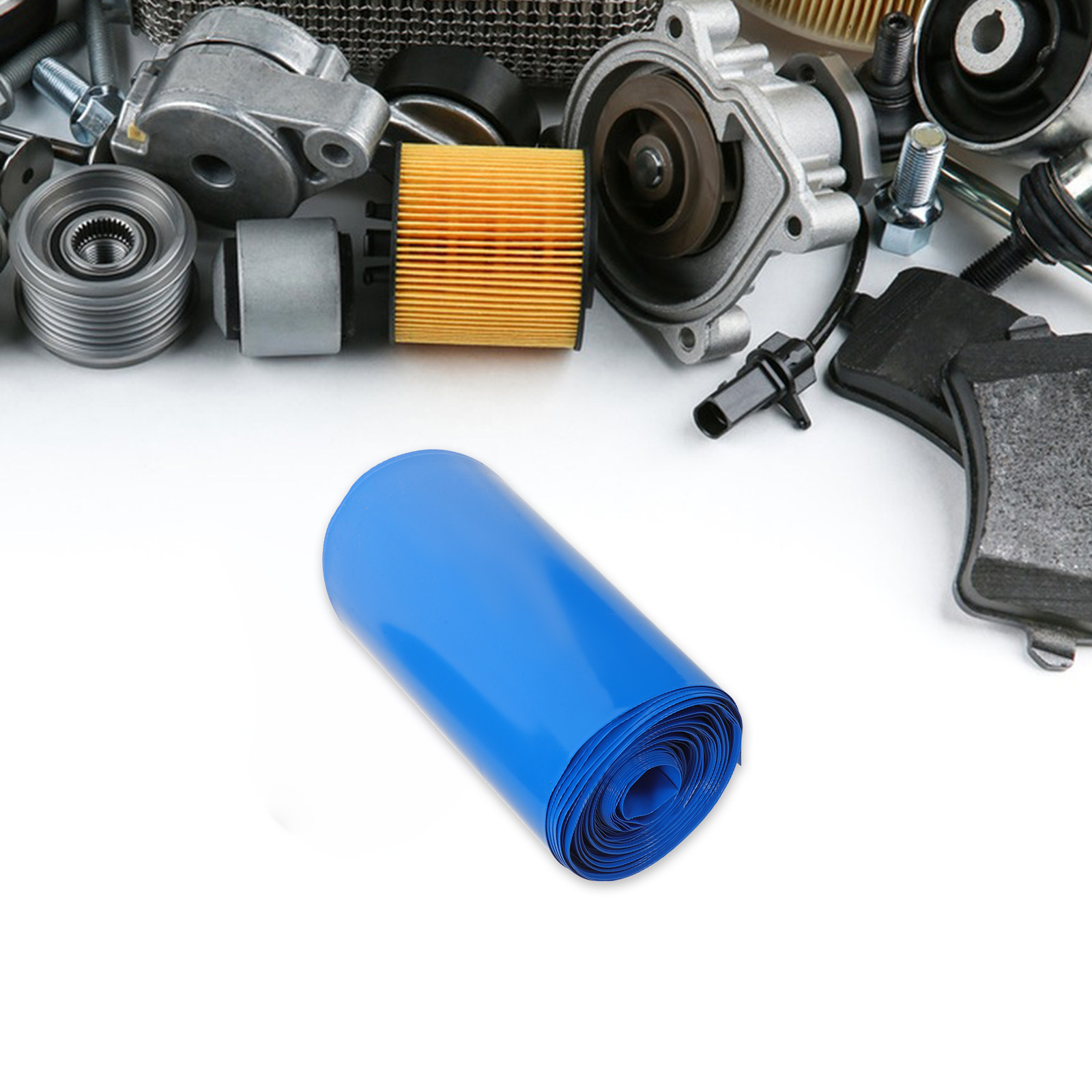 1 Roll 49.21ft Blue PVC Heat S - огляд і ціна Heat Shrink Tubing