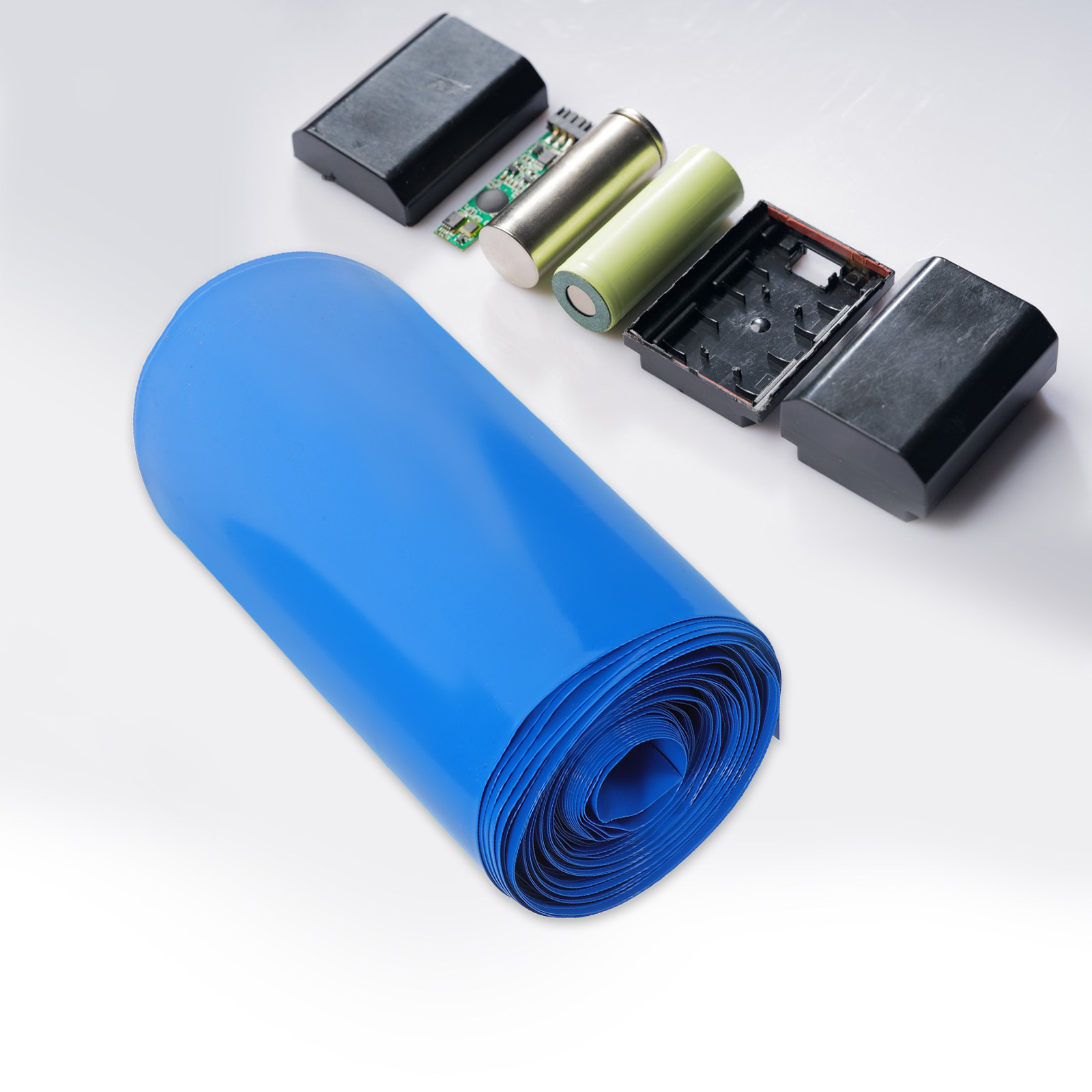 1 Roll 49.21ft Blue PVC Heat S - огляд і ціна Heat Shrink Tubing