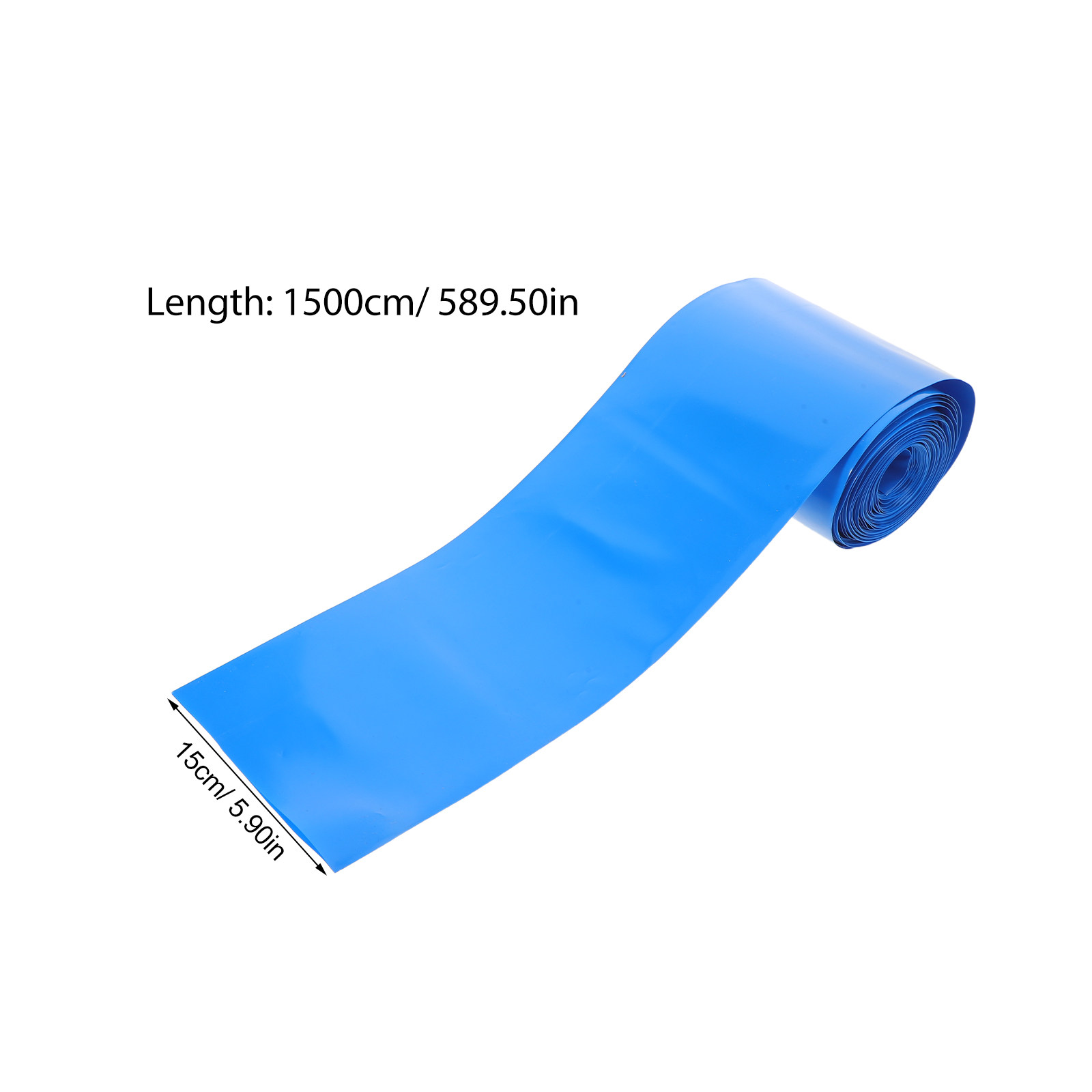 1 Roll 49.21ft Blue PVC Heat S - огляд і ціна Heat Shrink Tubing