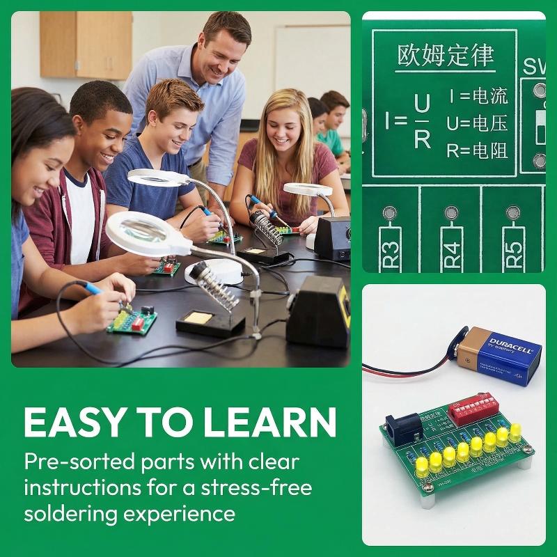 Student Electronic Soldering K - огляд і ціна Diy Electronics Board