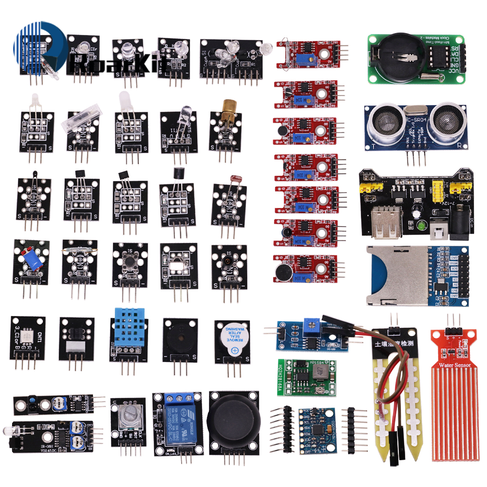 45 in 1 Sensors Modules For Ar - огляд і ціна Arduino Uno Starter Kit