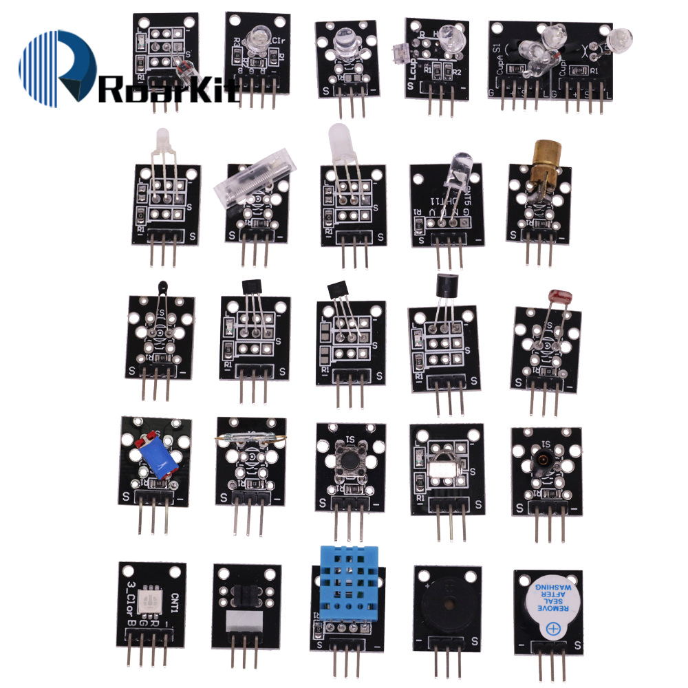 45 in 1 Sensors Modules For Ar - огляд і ціна Arduino Uno Starter Kit