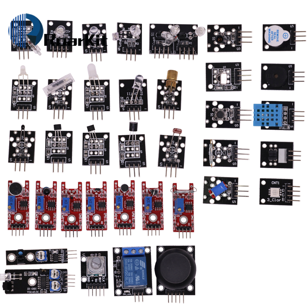 45 in 1 Sensors Modules For Ar - огляд і ціна Arduino Uno Starter Kit