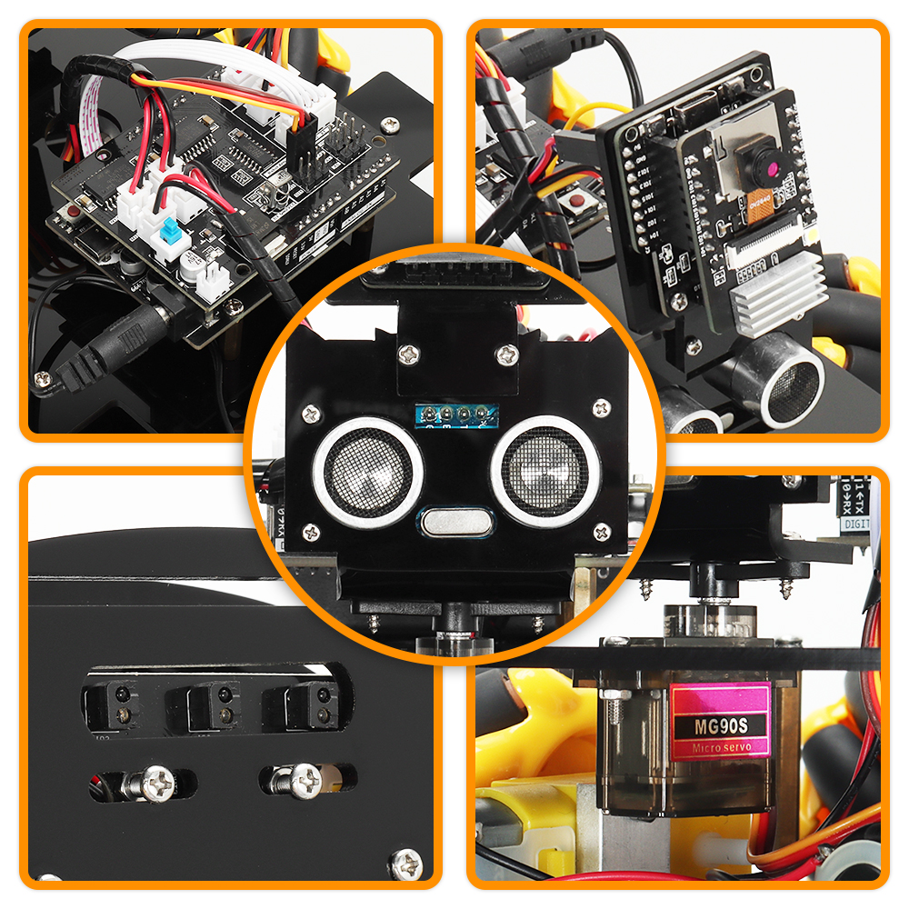 1*ESP 32 Robot Kit for Arduino - огляд і ціна Diy Robot Electronics Kit