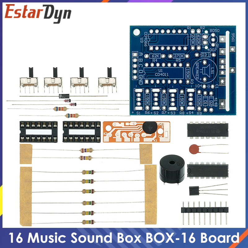 16 Music Sound Box BOX-16 Boar - огляд і ціна Diy Audio Electronics Kit