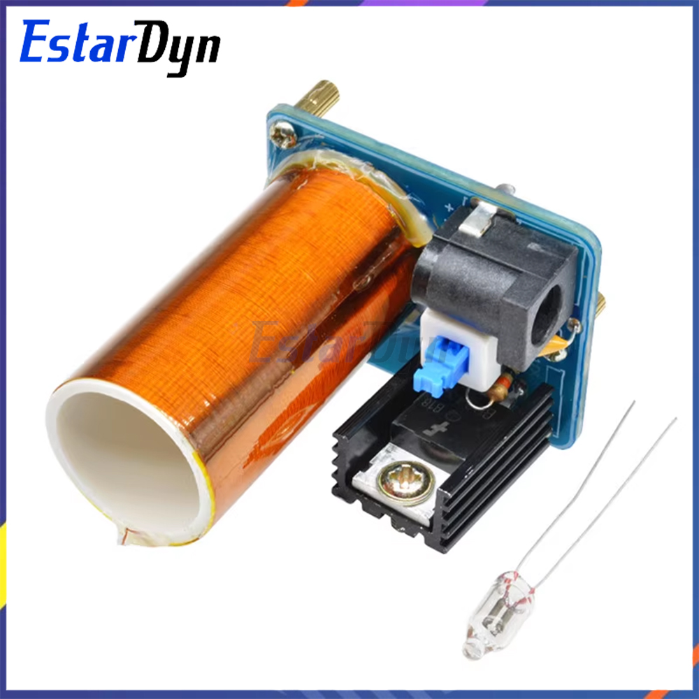 BD243C Mini Tesla Coil Kit DIY - огляд і ціна Diy Electronics Projects For Beginners