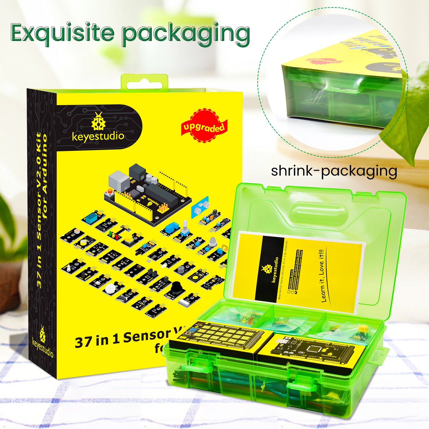 Keyestudio New Sensor Starter  - огляд і ціна Arduino Uno Starter Kit